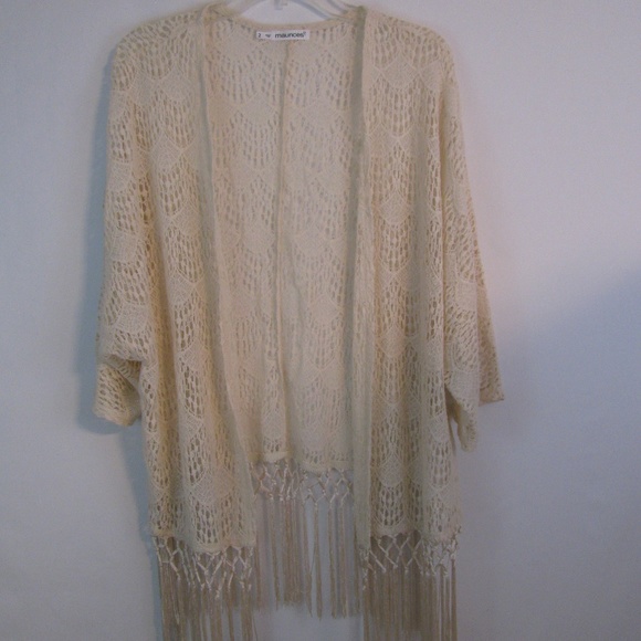 Maurices Sweaters - Maurices Women's Plus Size 2 Cardigan Lace, Fringe